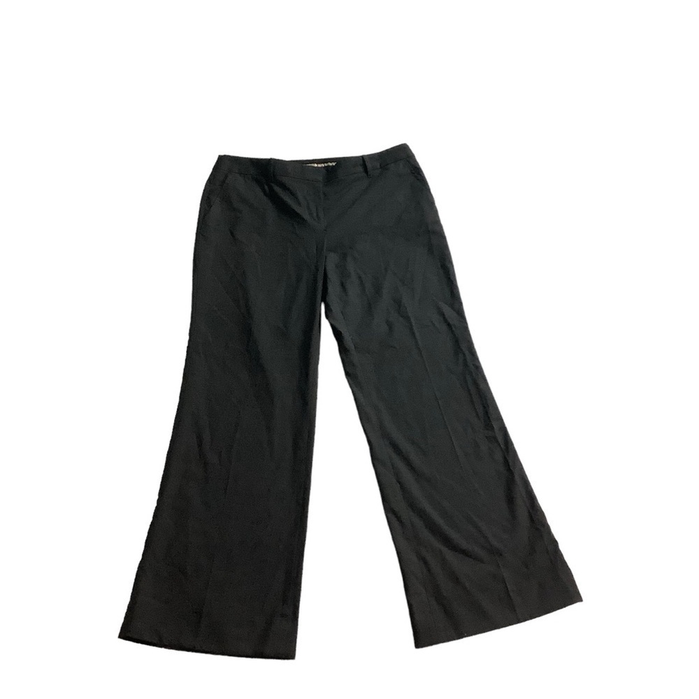 Tory Burch Charcoal Gray Wide-Leg Wool Pants Size 14